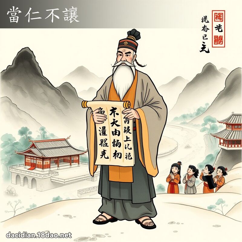 当仁不让 配图