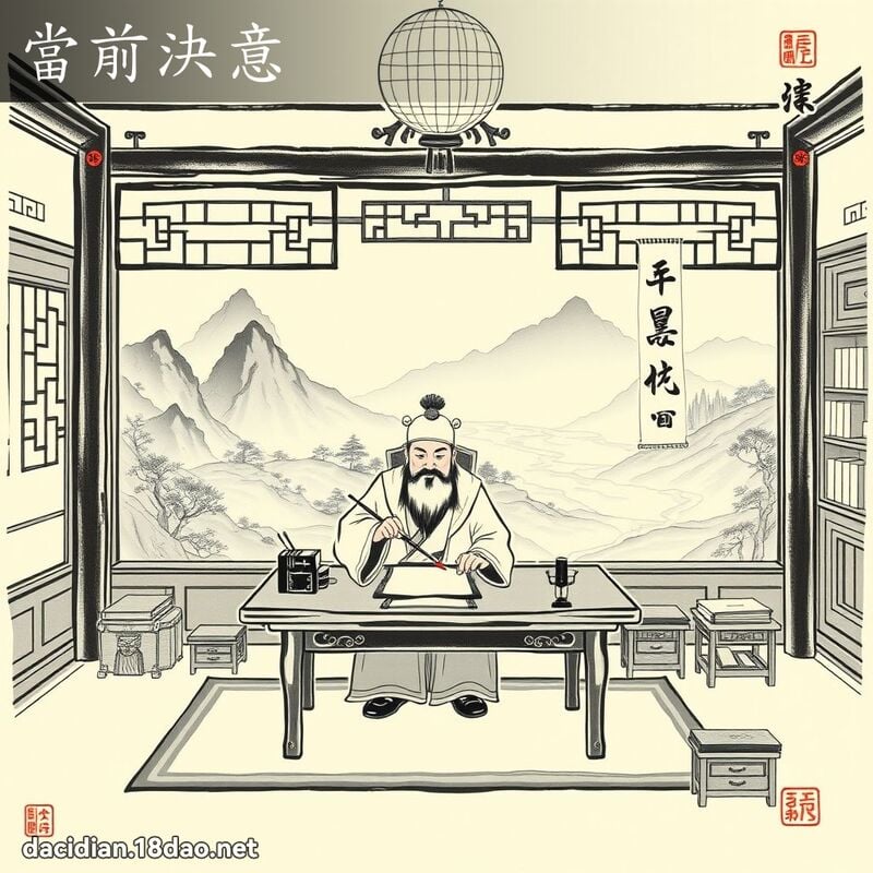 当前决意 配图