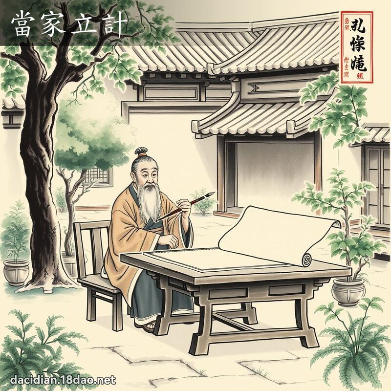 当家立计 配图