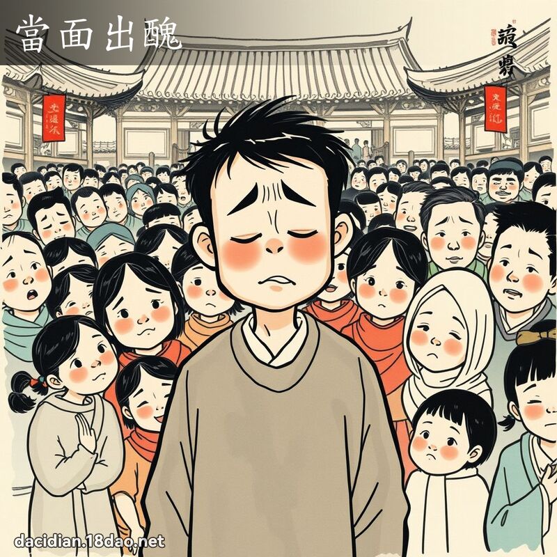 当面出丑 配图
