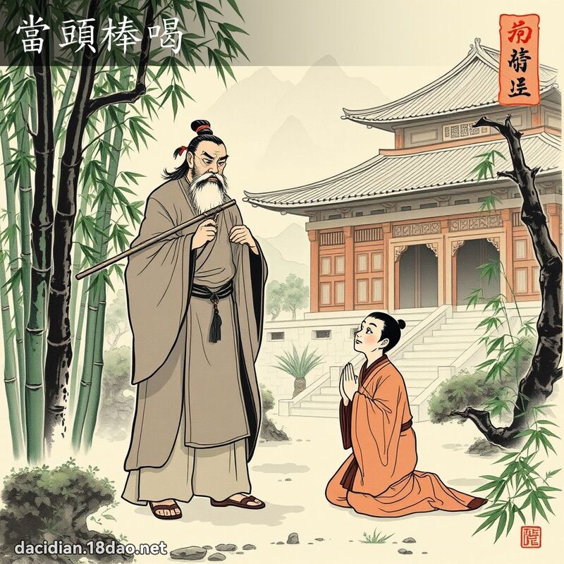 当头棒喝 配图
