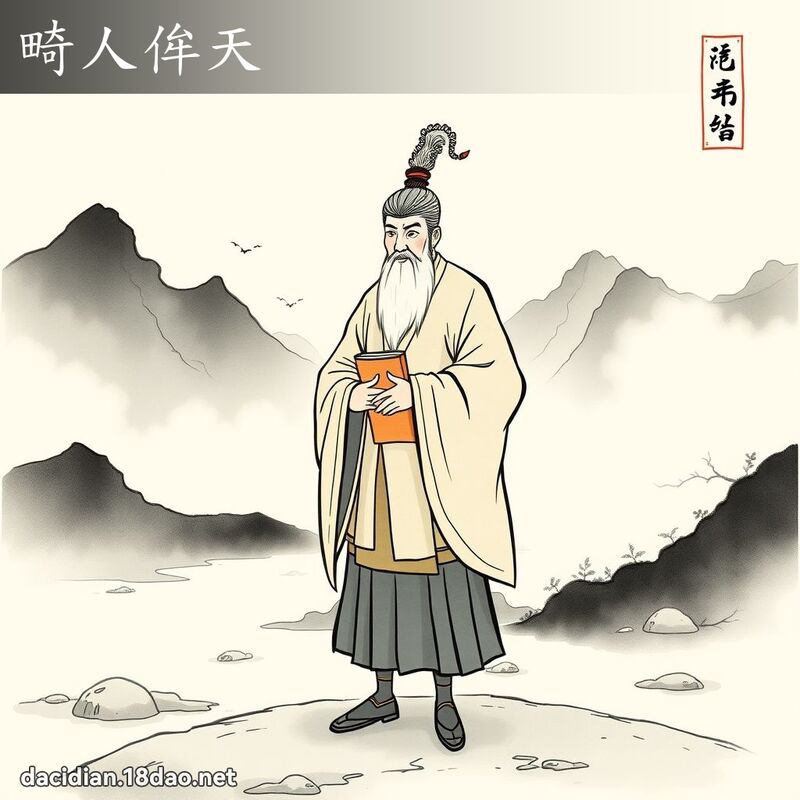 畸人侔天 配图