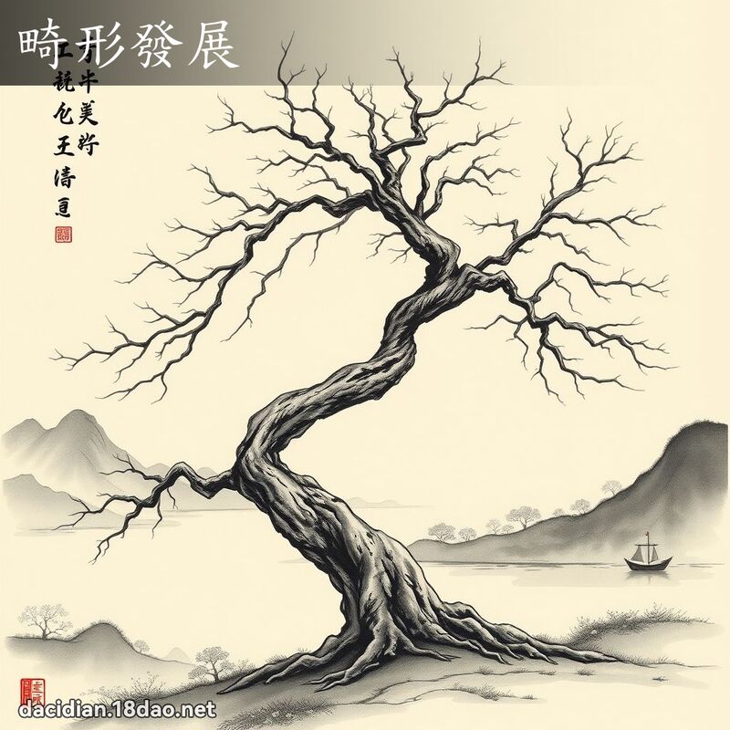 畸形發展 配图