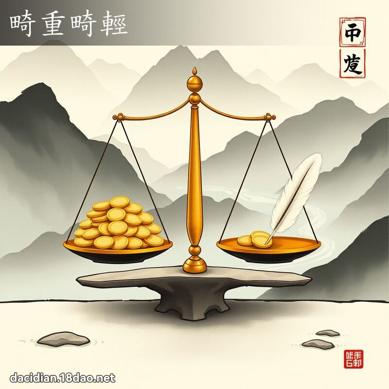 畸重畸輕 配图
