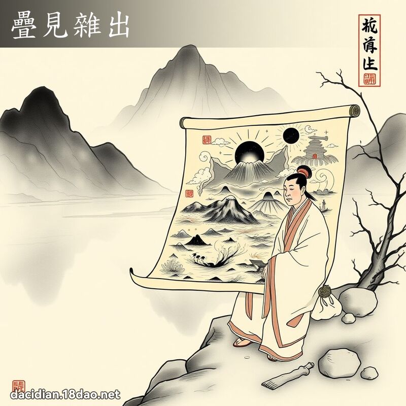 疊見雜出 配图