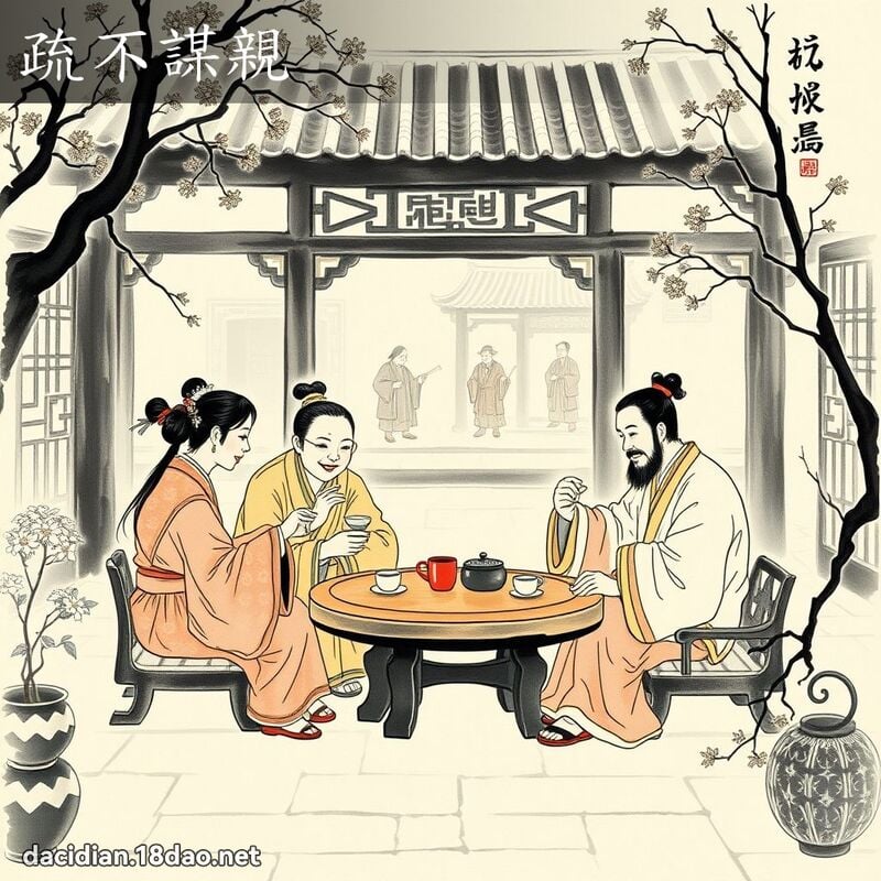 疏不謀親 配图