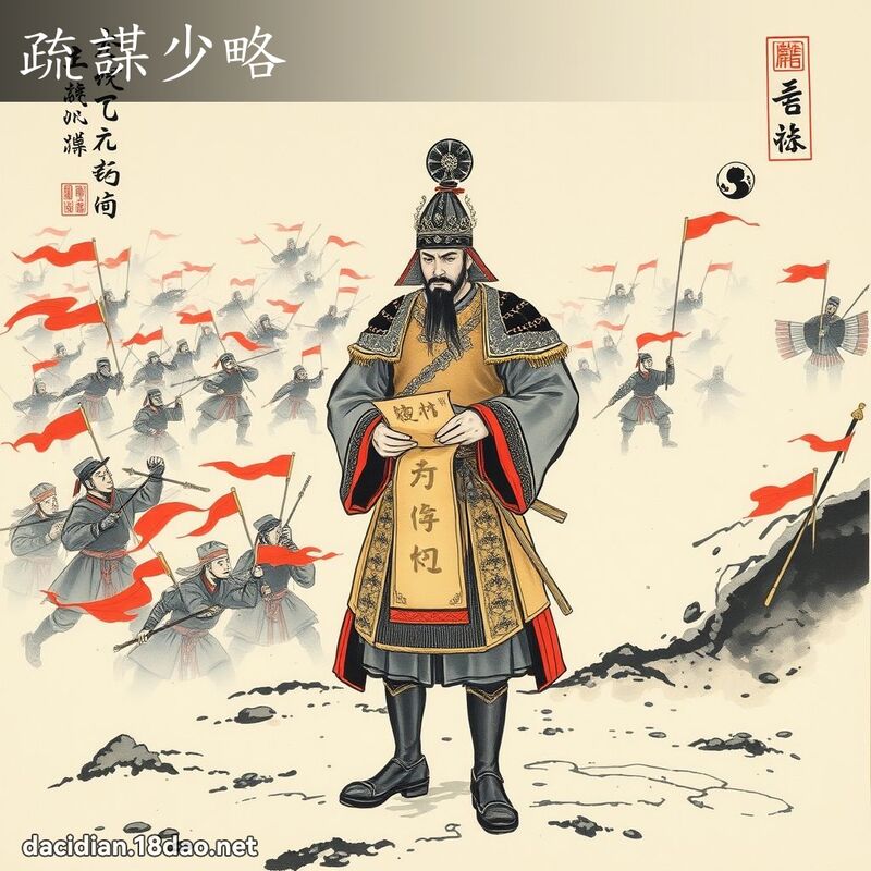 疏謀少略 配图