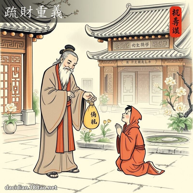 疏財重義 配图