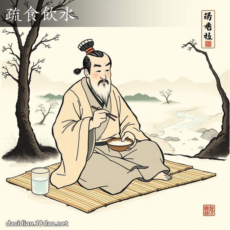疏食飲水 配图