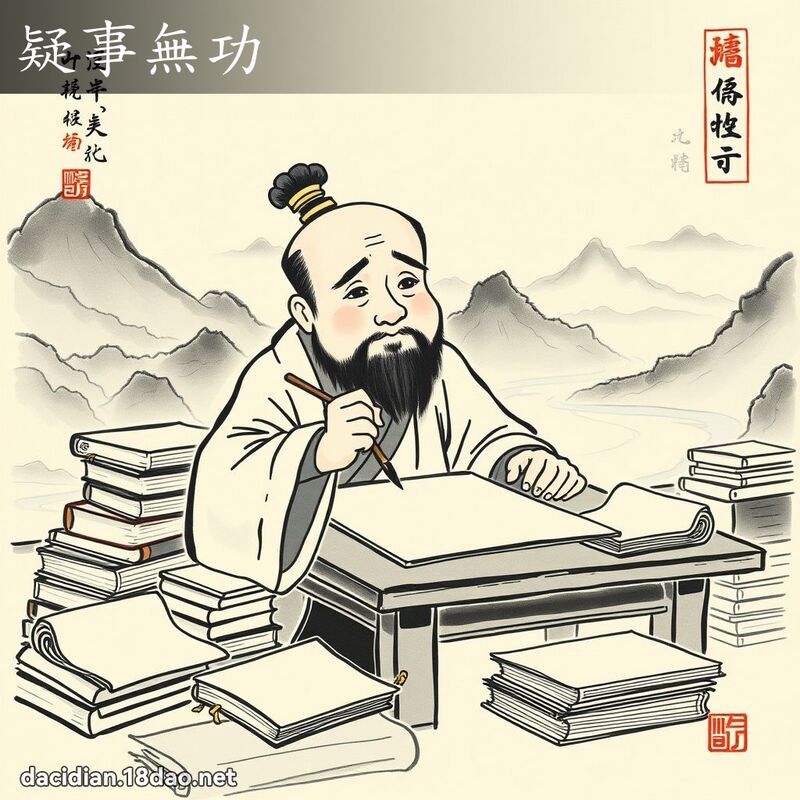 疑事無功 配图