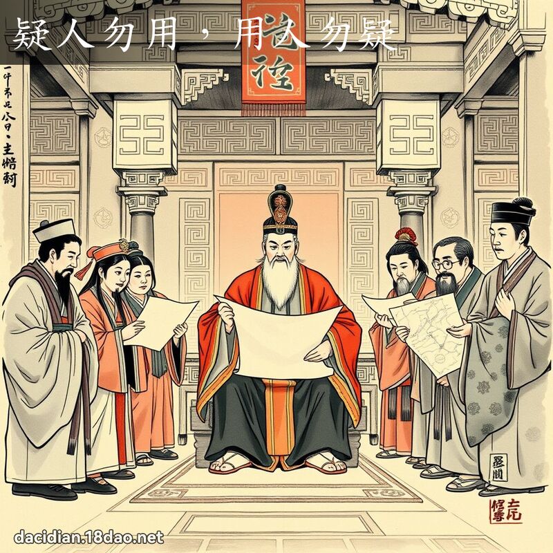 疑人勿用,用人勿疑 配图