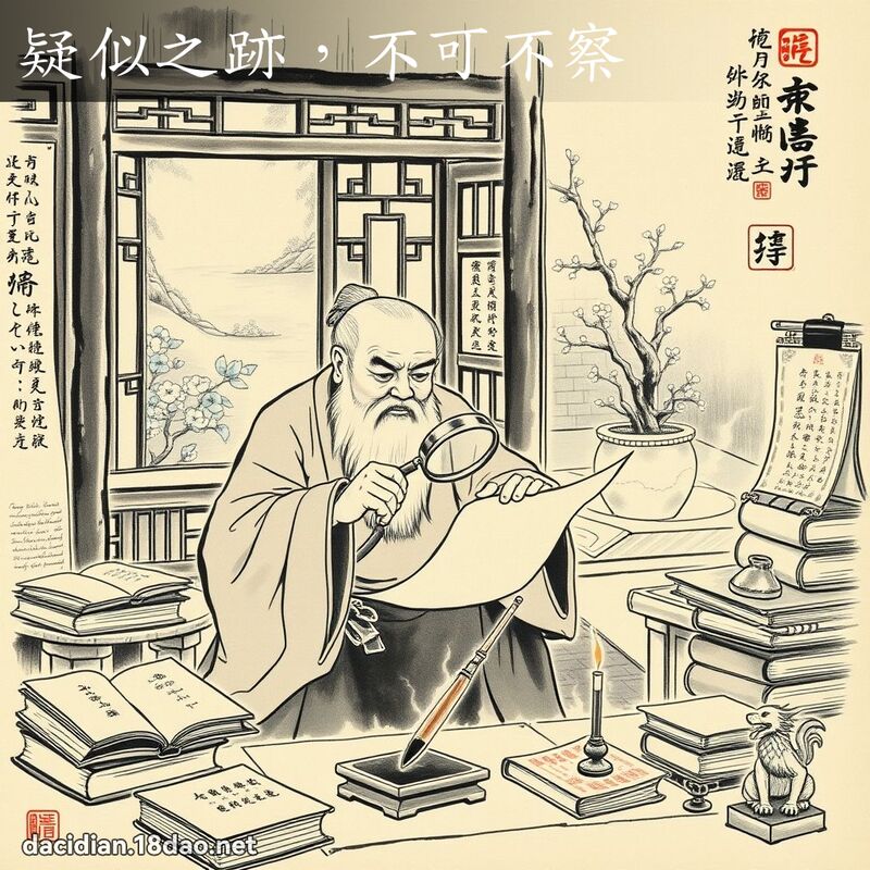 疑似之跡,不可不察 配图