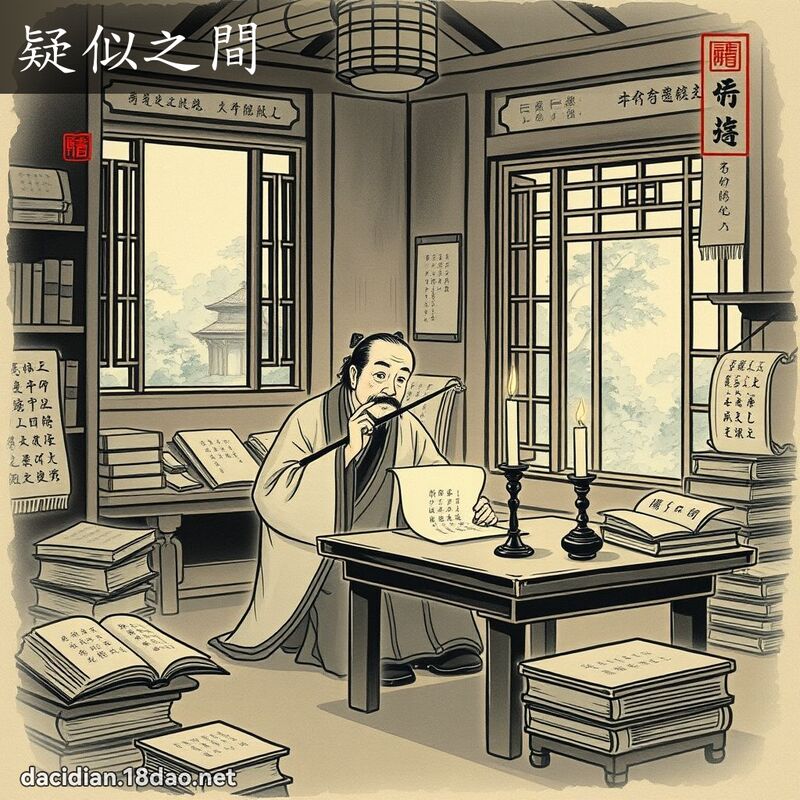 疑似之間 配图