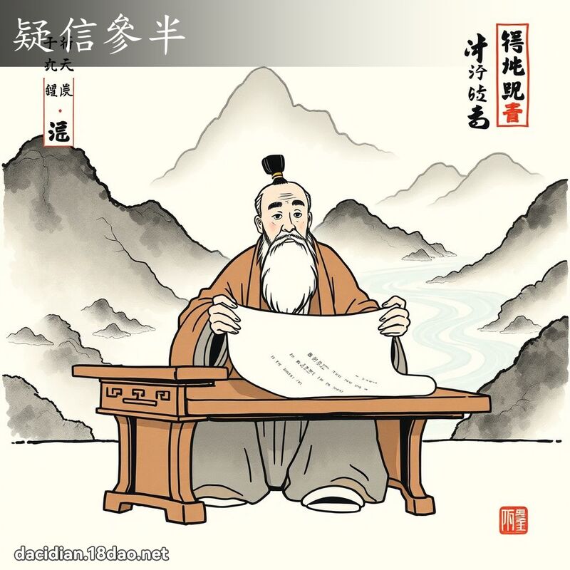 疑信參半 配图
