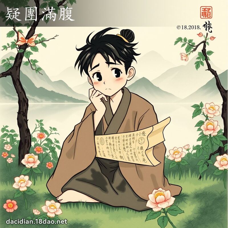 疑團滿腹 配图