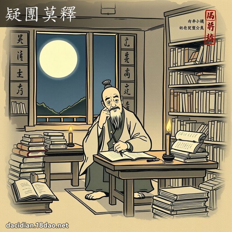 疑團莫釋 配图