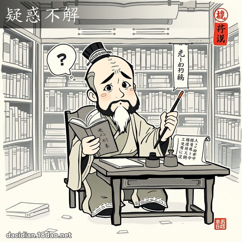 疑惑不解 配图