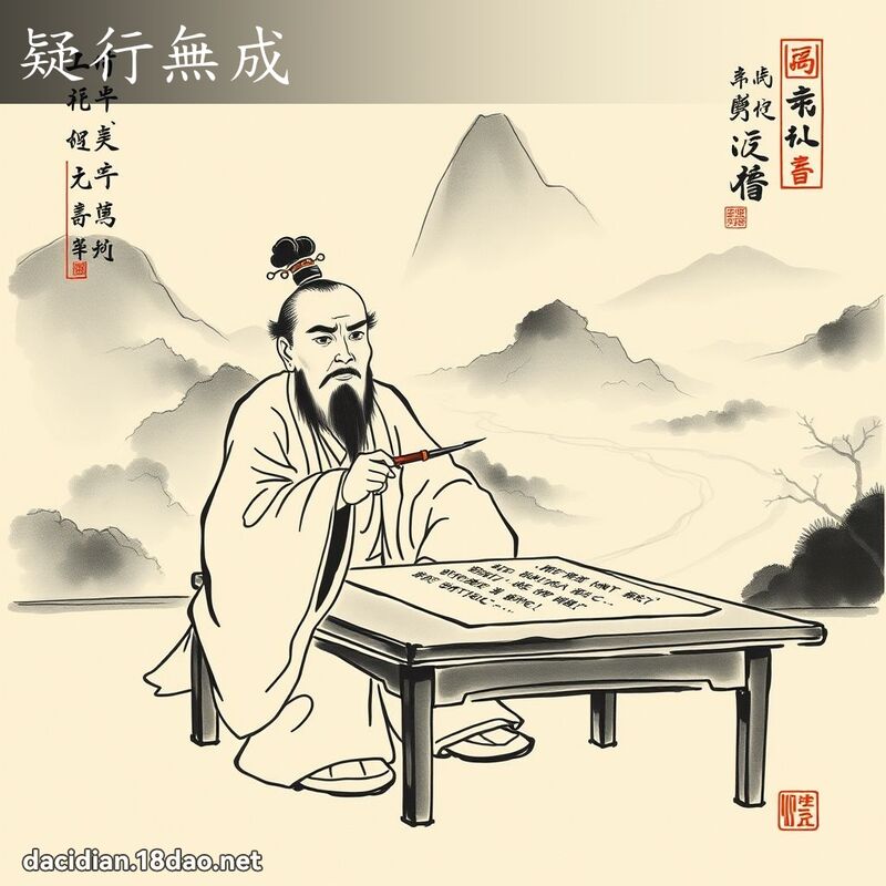 疑行無成 配图
