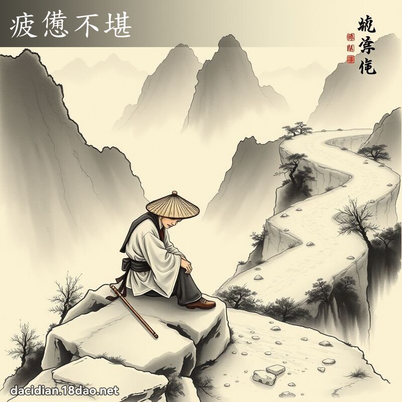 疲憊不堪 配图