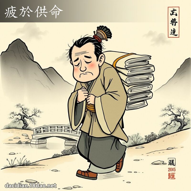 疲於供命 配图