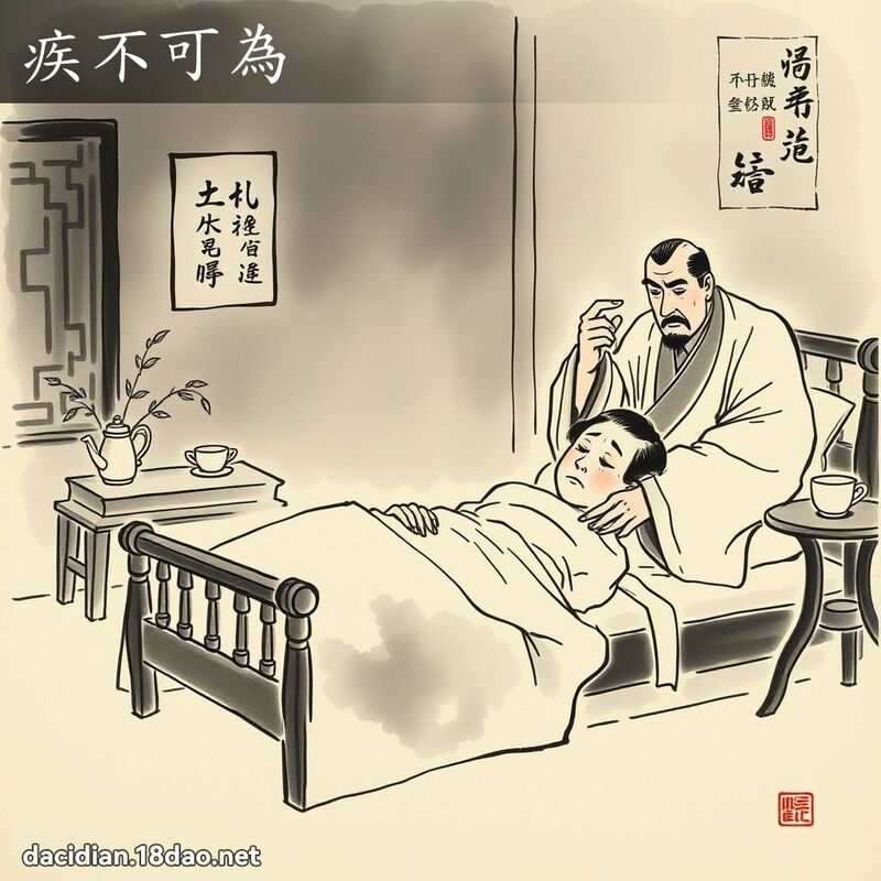 疾不可為 配图