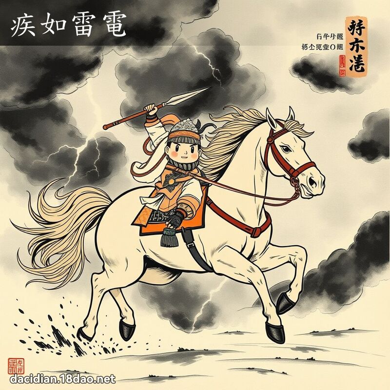 疾如雷電 配图