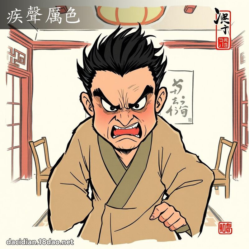 疾聲厲色 配图