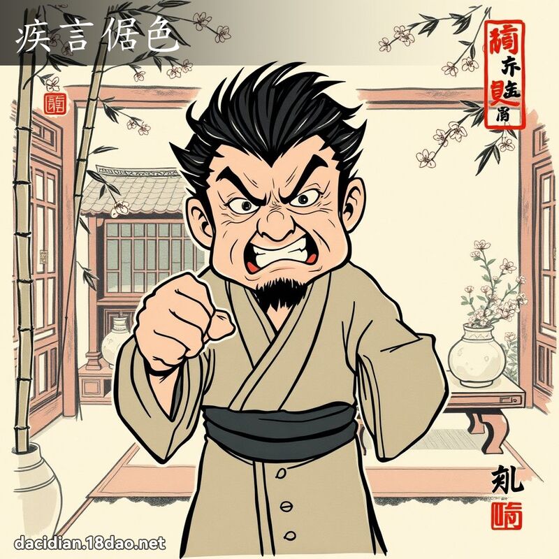 疾言倨色 配图