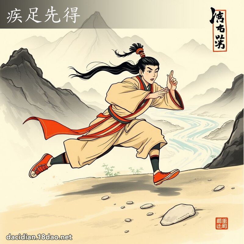 疾足先得 配图