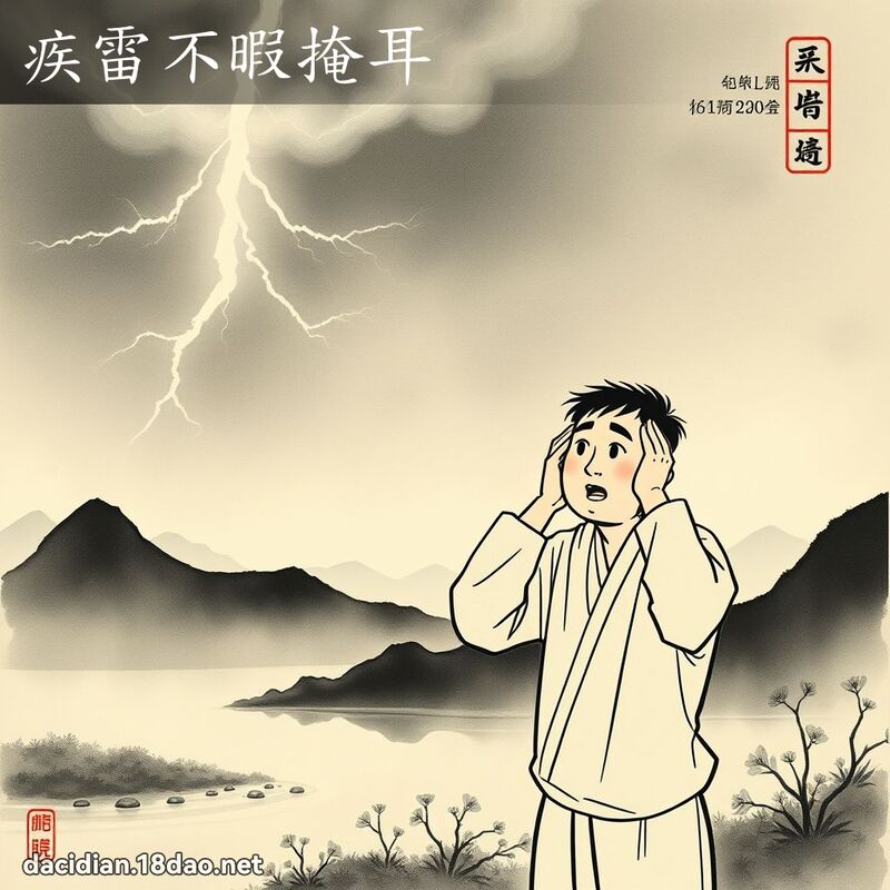 疾雷不暇掩耳 配图