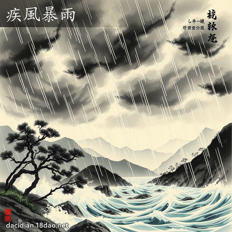 疾風暴雨 配图