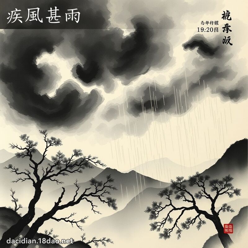 疾風甚雨 配图