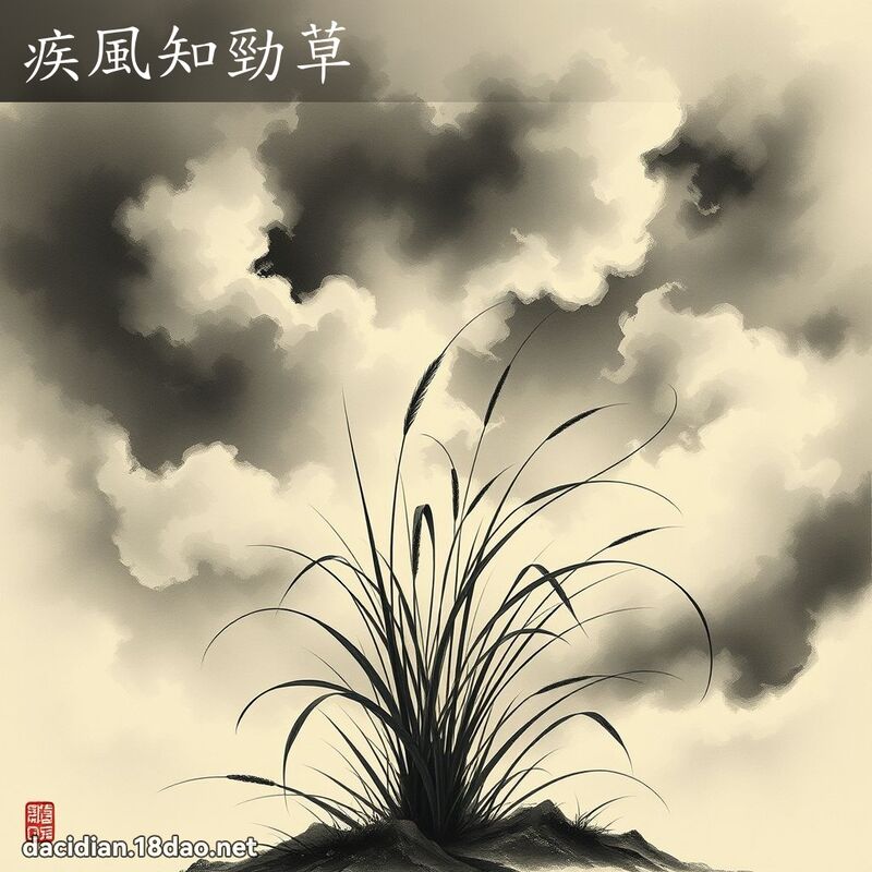疾風知勁草 配图