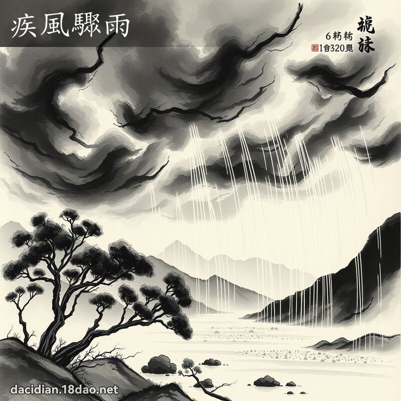 疾風驟雨 配图