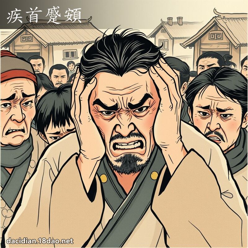 疾首蹙頞 配图