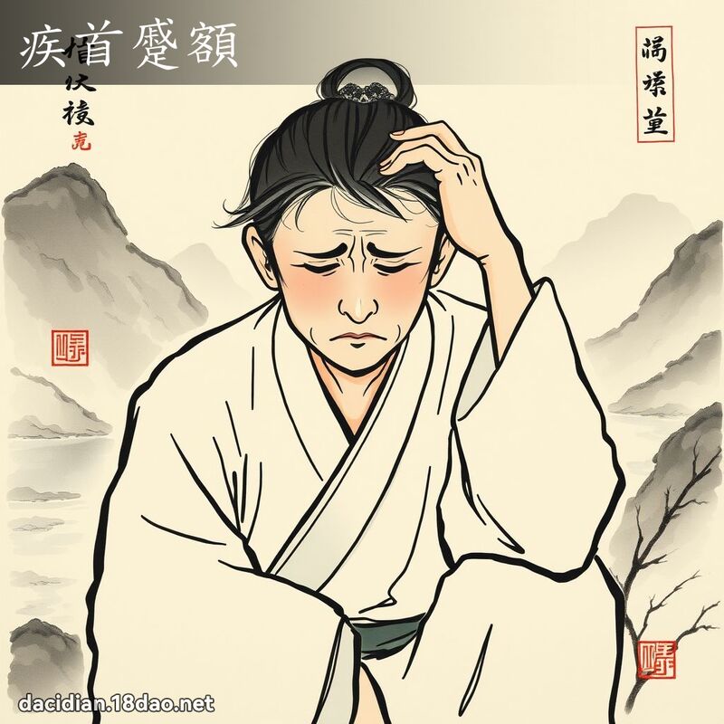 疾首蹙額 配图