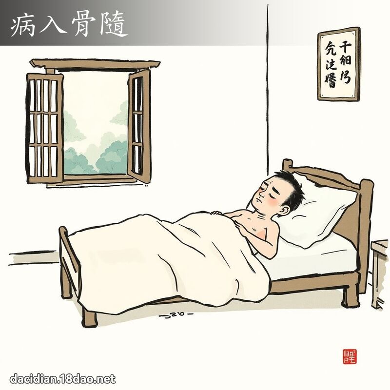 病入骨隨 配图