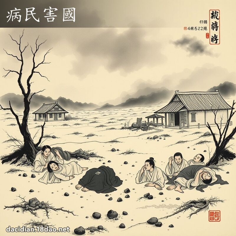 病民害國 配图