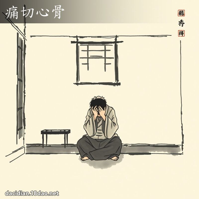 痛切心骨 配图
