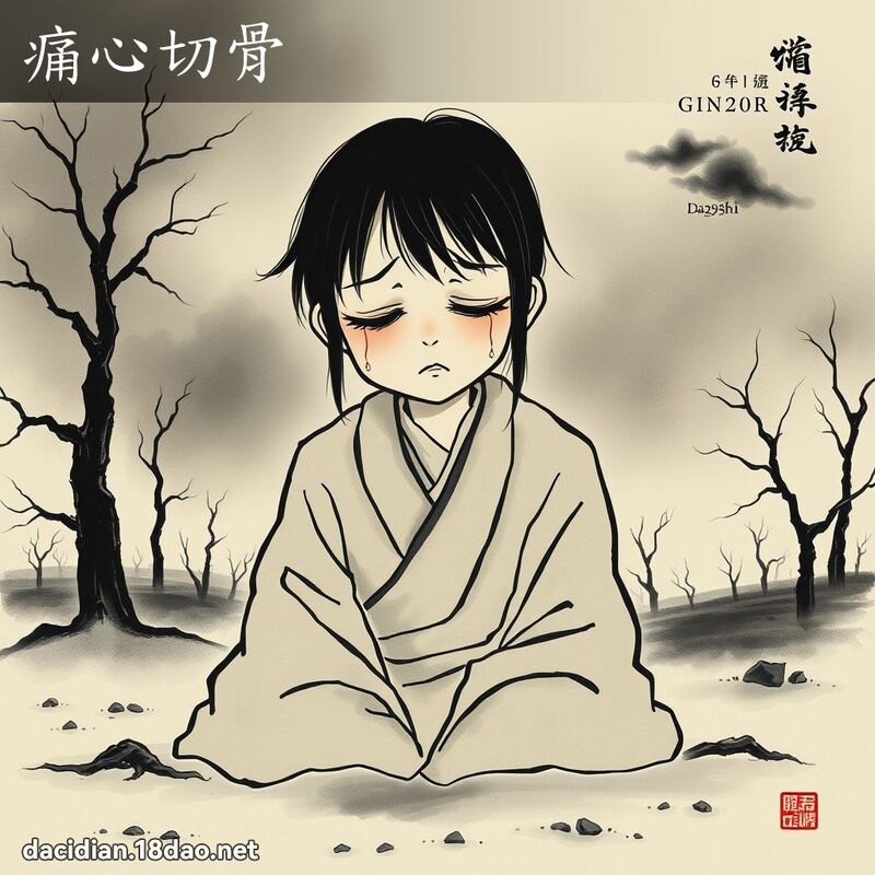 痛心切骨 配图