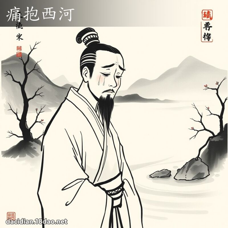 痛抱西河 配图