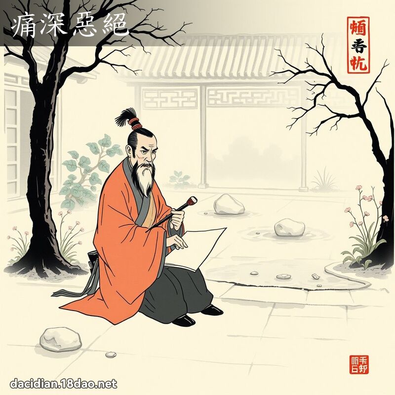 痛深惡絕 配图