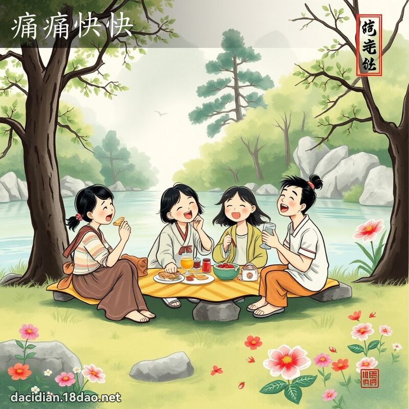痛痛快快 配图