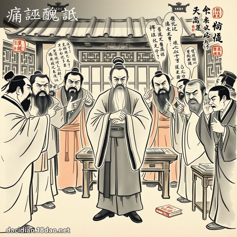 痛誣醜詆 配图