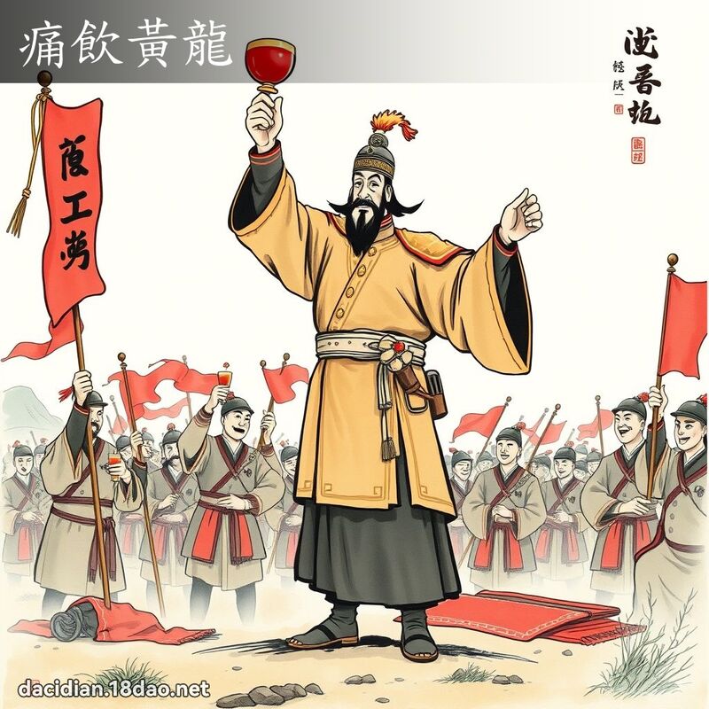痛飲黃龍 配图