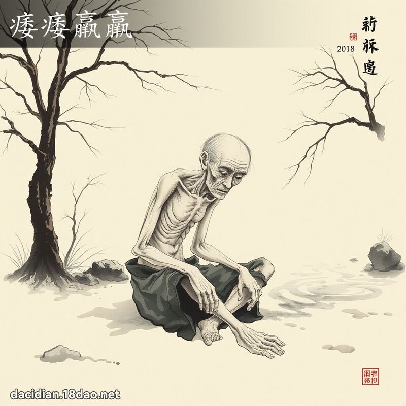 痿痿羸羸 配图
