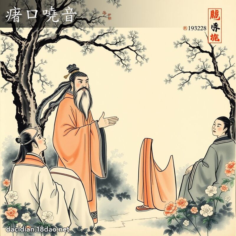 瘏口嘵音 配图