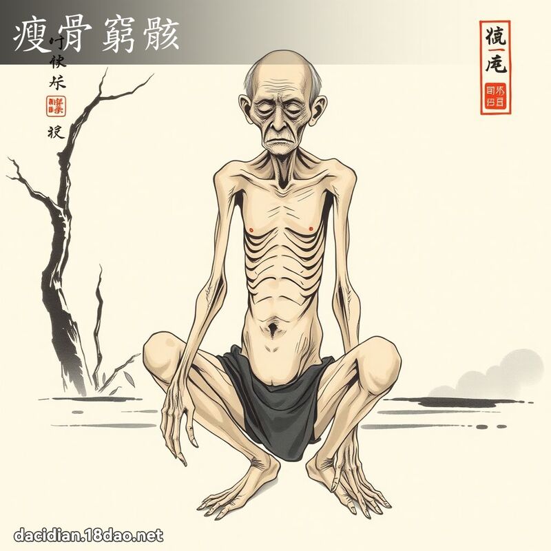 瘦骨穷骸 配图