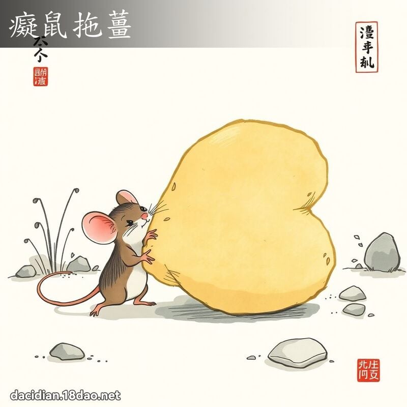痴鼠拖姜 配图