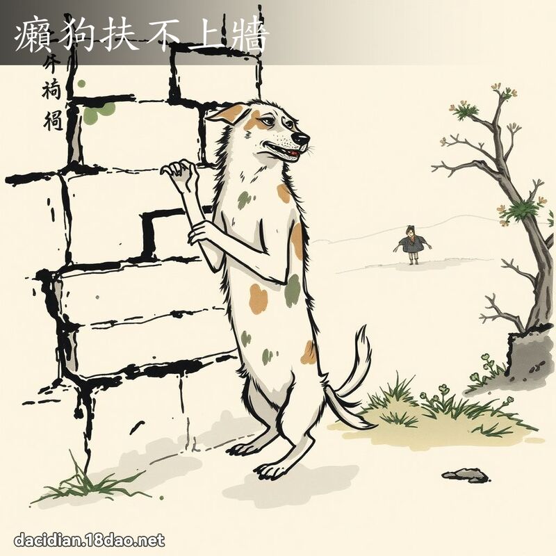 癩狗扶不上墙 配图